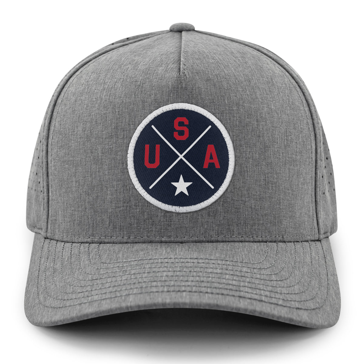 USA Circle Emblem Performance Hat - Chowdaheadz