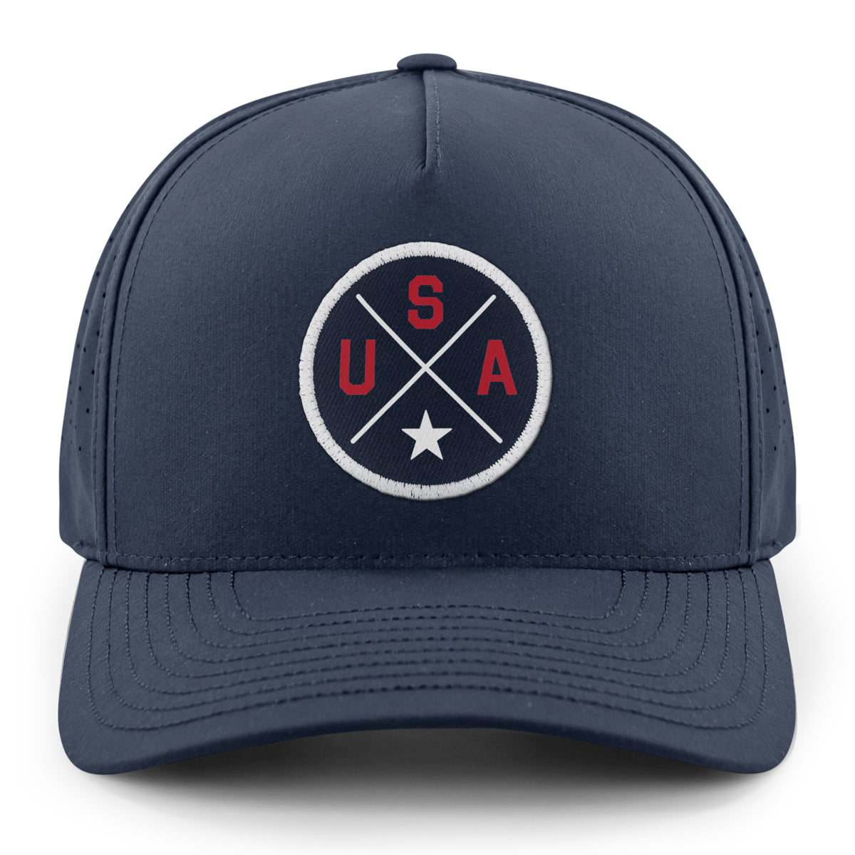 USA Circle Emblem Performance Hat - Chowdaheadz