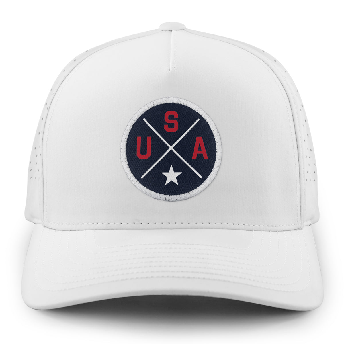 USA Circle Emblem Performance Hat - Chowdaheadz