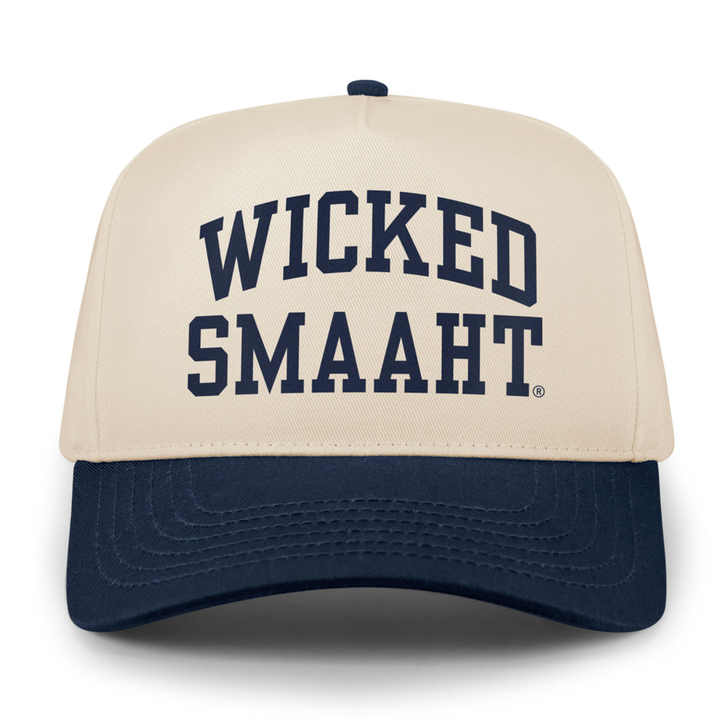 Wicked Smaaht Printed Retro Snapback Hat - Chowdaheadz