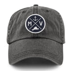 Martha's Vineyard Crossed Out Washed Dad Hat - Chowdaheadz