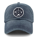 Martha's Vineyard Crossed Out Washed Dad Hat - Chowdaheadz