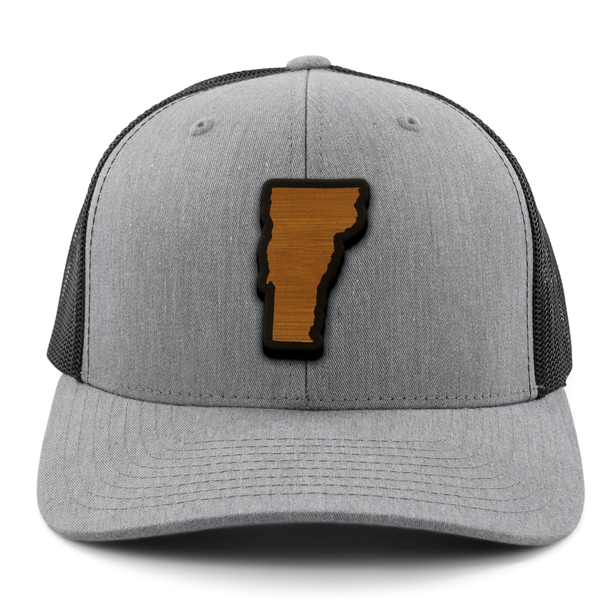 Vermont State Wood Grain Patch Classic Snapback Trucker Hat