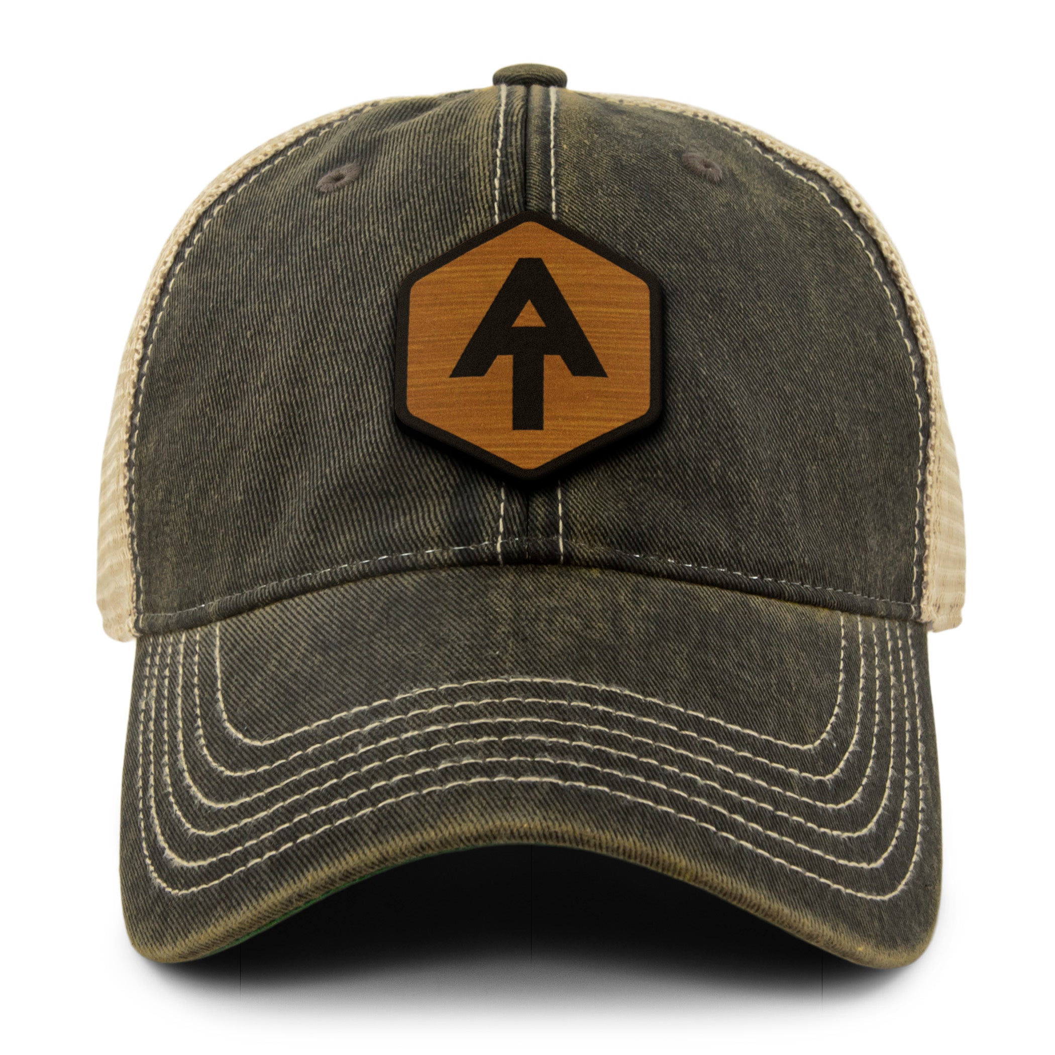 Appalachian Trail Wood Grain Patch Dirty Water Trucker Hat