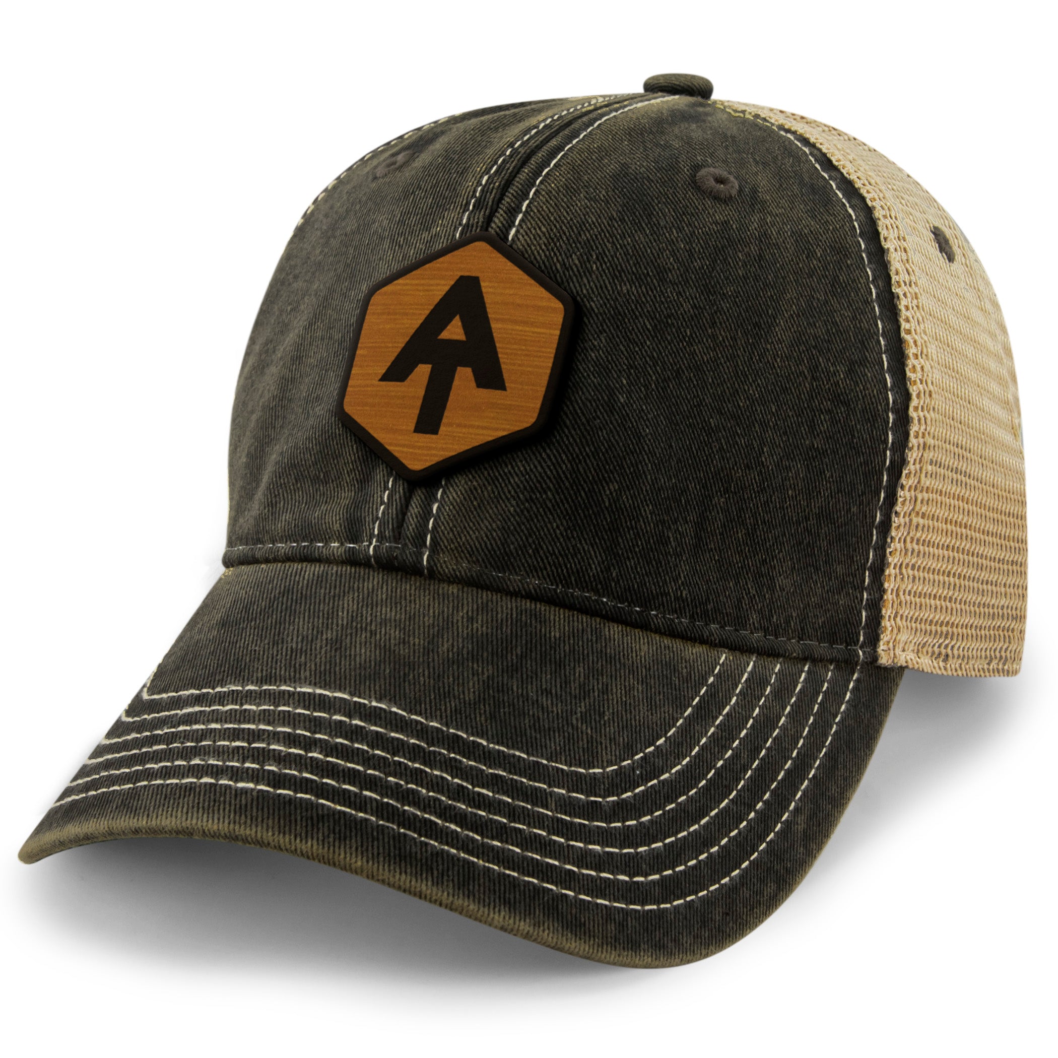 Appalachian Trail Wood Grain Patch Dirty Water Trucker Hat