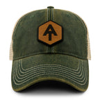Appalachian Trail Wood Grain Patch Dirty Water Trucker Hat