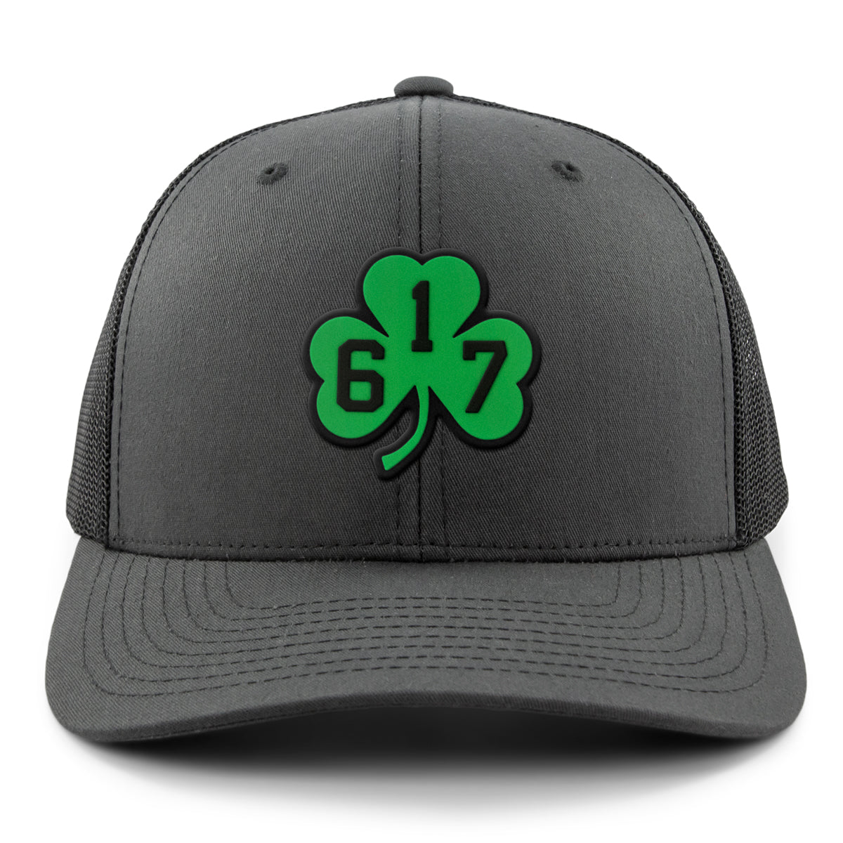 617 Shamrock PVC Classic Snapback Trucker Hat - Chowdaheadz