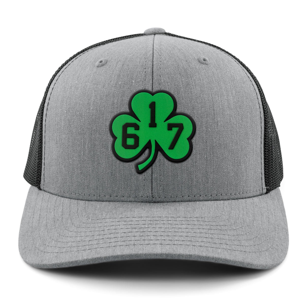 617 Shamrock PVC Classic Snapback Trucker Hat - Chowdaheadz