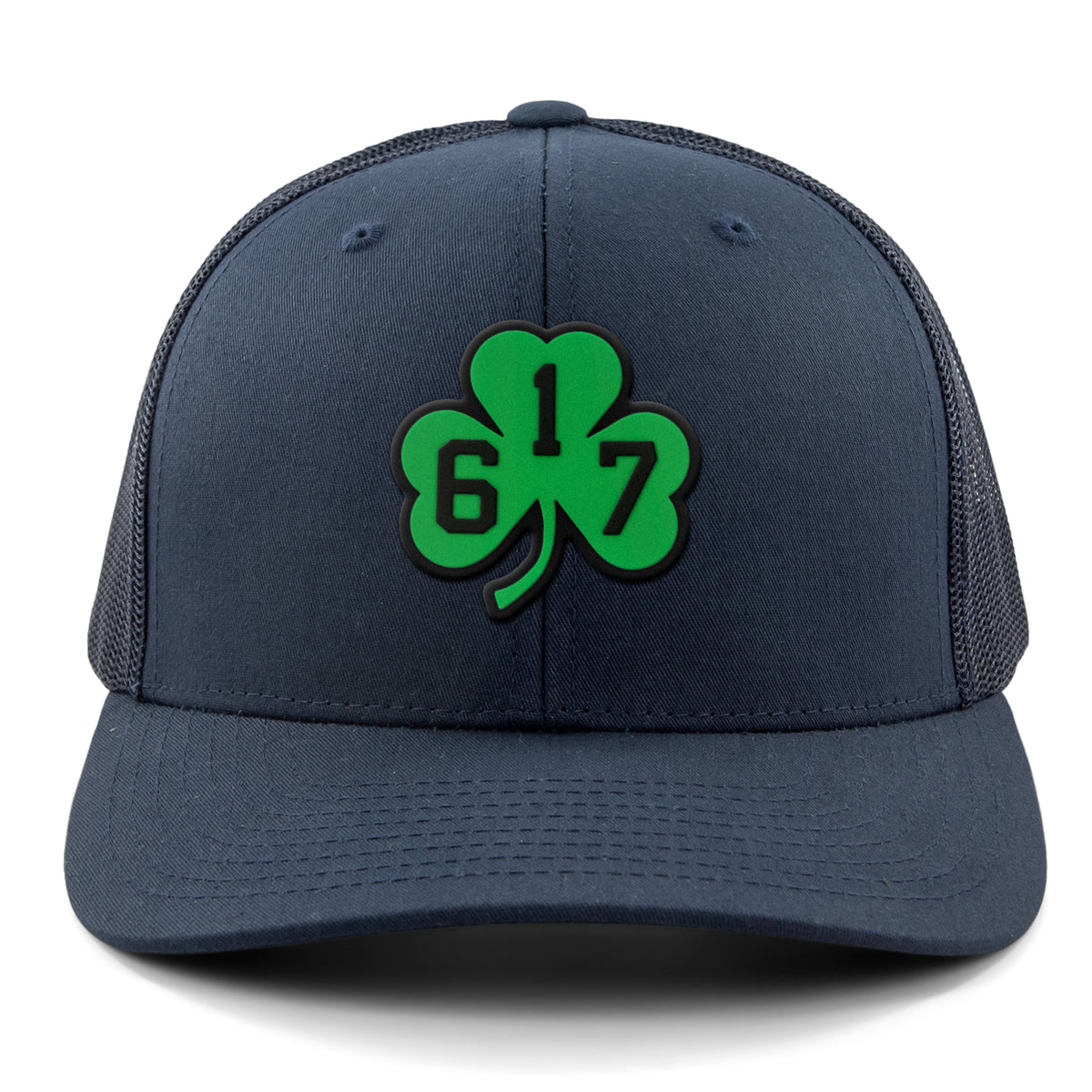 617 Shamrock PVC Classic Snapback Trucker Hat - Chowdaheadz