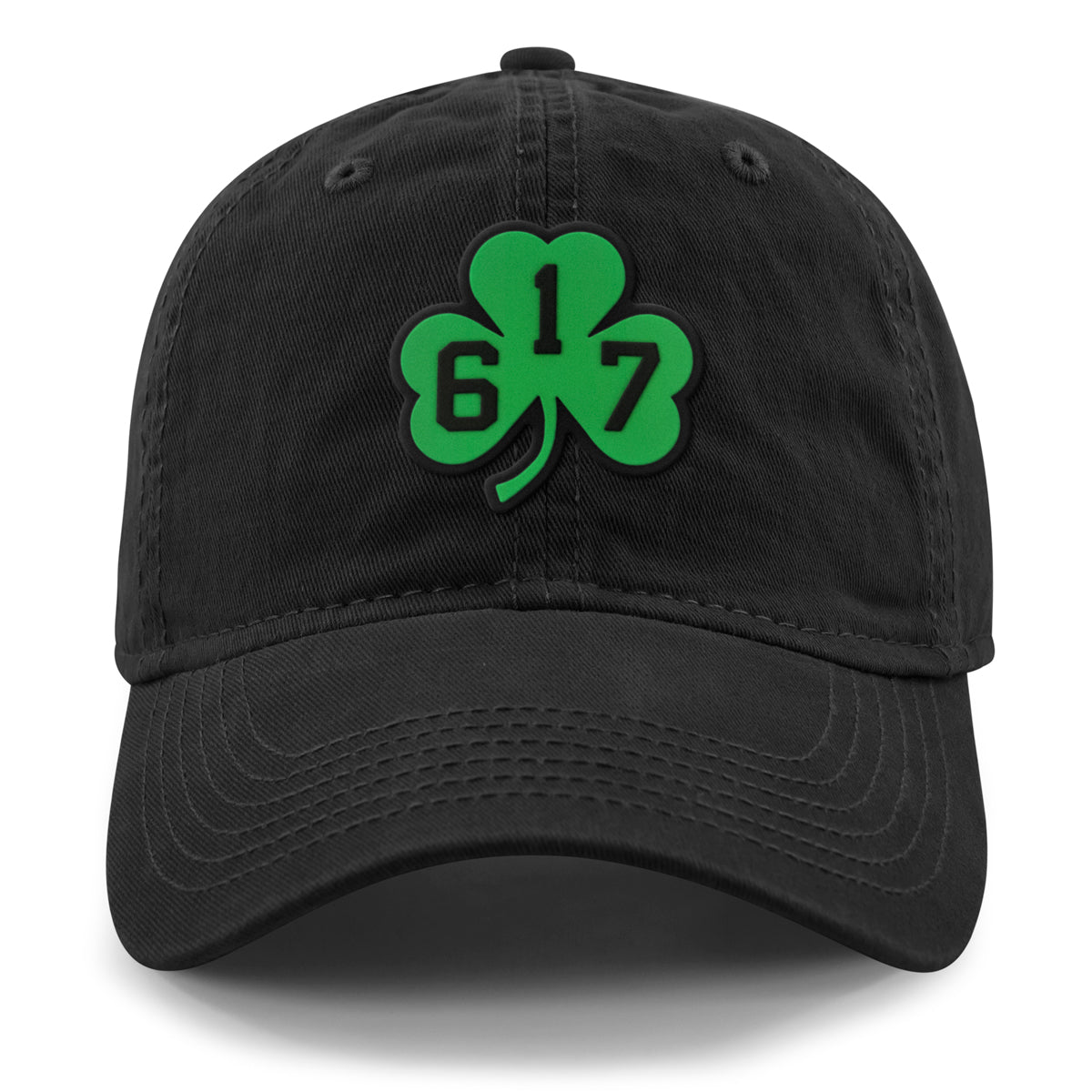 617 Shamrock PVC Patch Dad Hat - Chowdaheadz