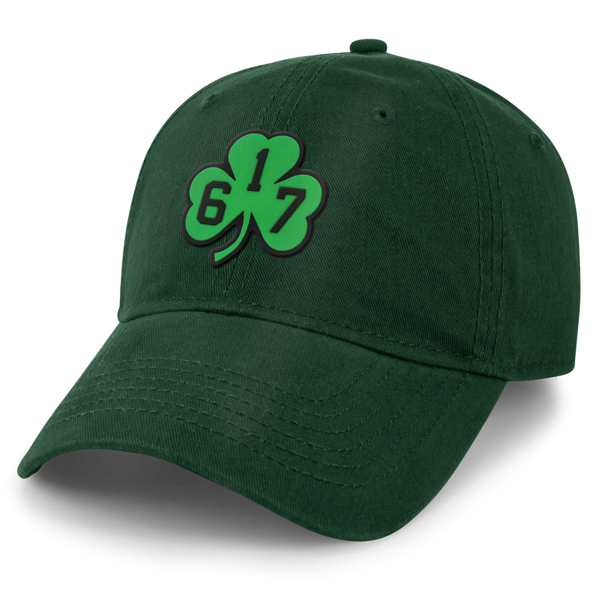 617 Shamrock Leather Patch Dad Hat – Chowdaheadz