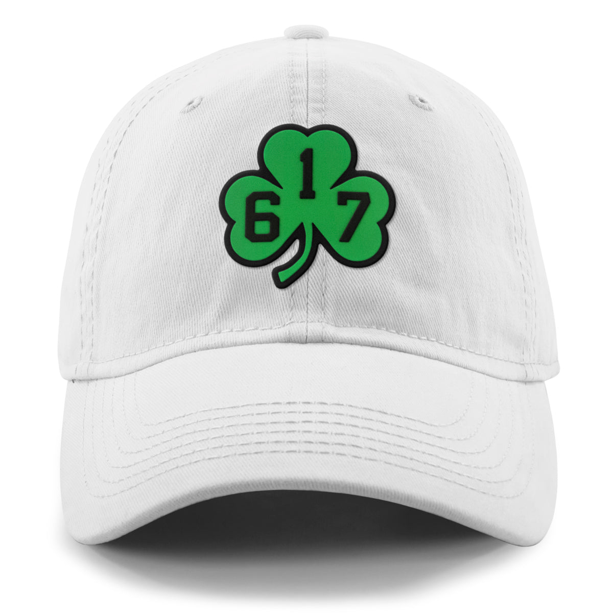 617 Shamrock PVC Patch Dad Hat - Chowdaheadz
