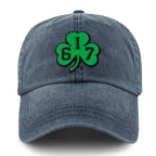 617 Shamrock PVC Patch Washed Dad Hat - Chowdaheadz