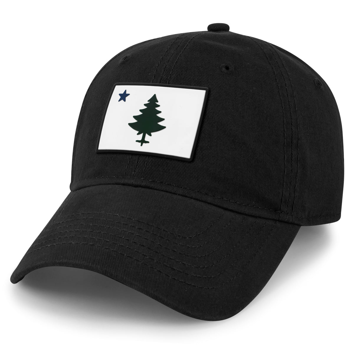 Vintage Maine Flag PVC Dad Hat - Chowdaheadz