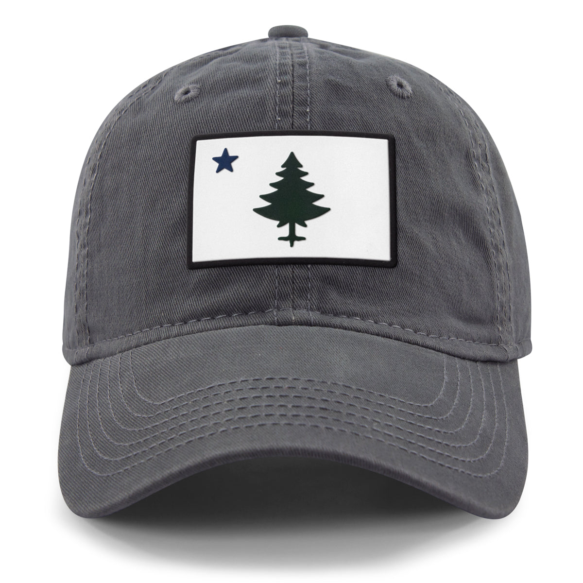 Vintage Maine Flag PVC Dad Hat - Chowdaheadz