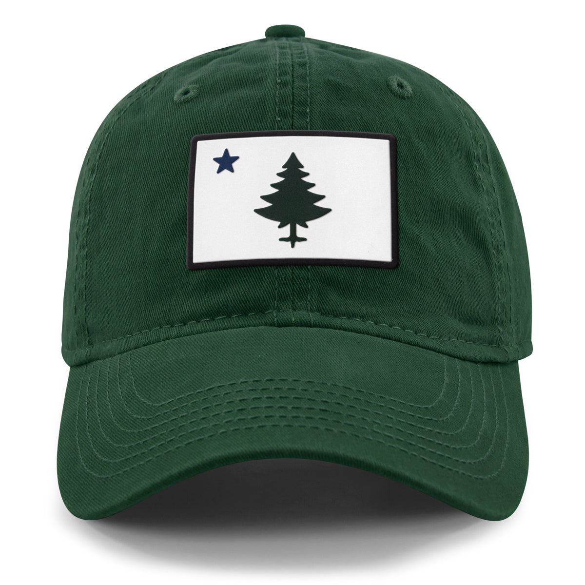 Vintage Maine Flag PVC Dad Hat - Chowdaheadz