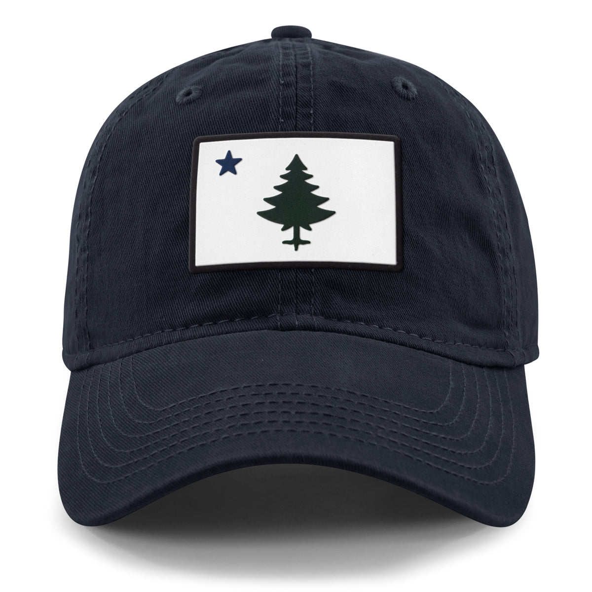 Vintage Maine Flag PVC Dad Hat - Chowdaheadz