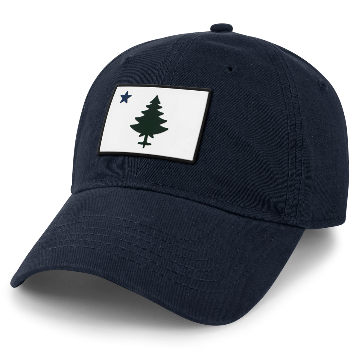 Vintage Maine Flag PVC Dad Hat - Chowdaheadz