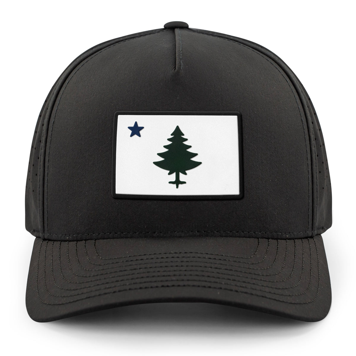 Vintage Maine Flag PVC Performance Hat - Chowdaheadz
