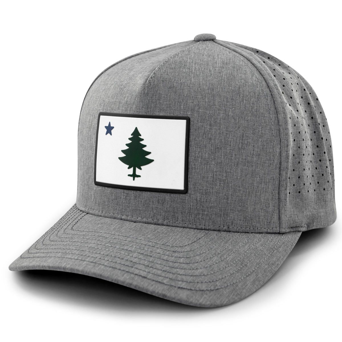 Vintage Maine Flag PVC Performance Hat - Chowdaheadz