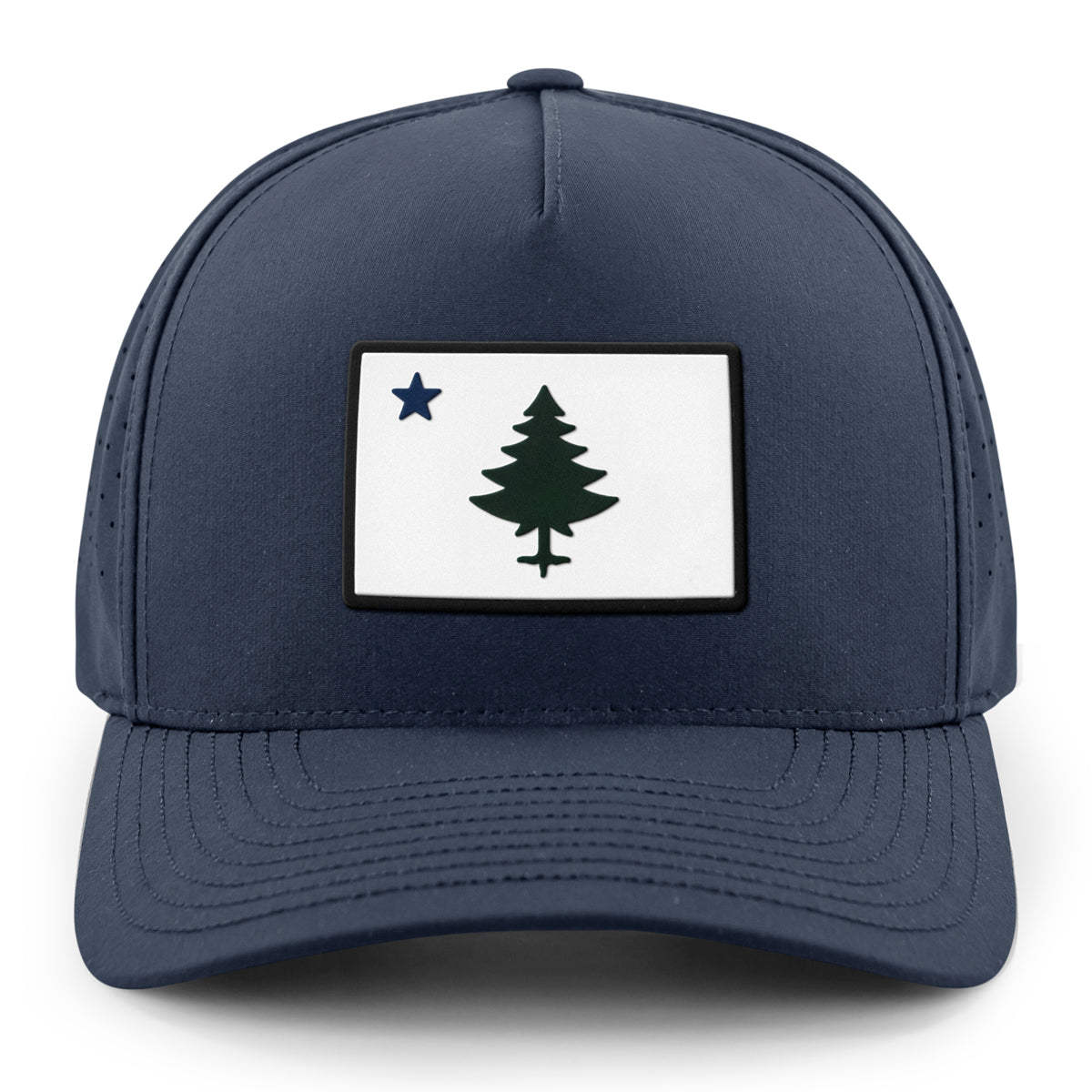 Vintage Maine Flag PVC Performance Hat - Chowdaheadz