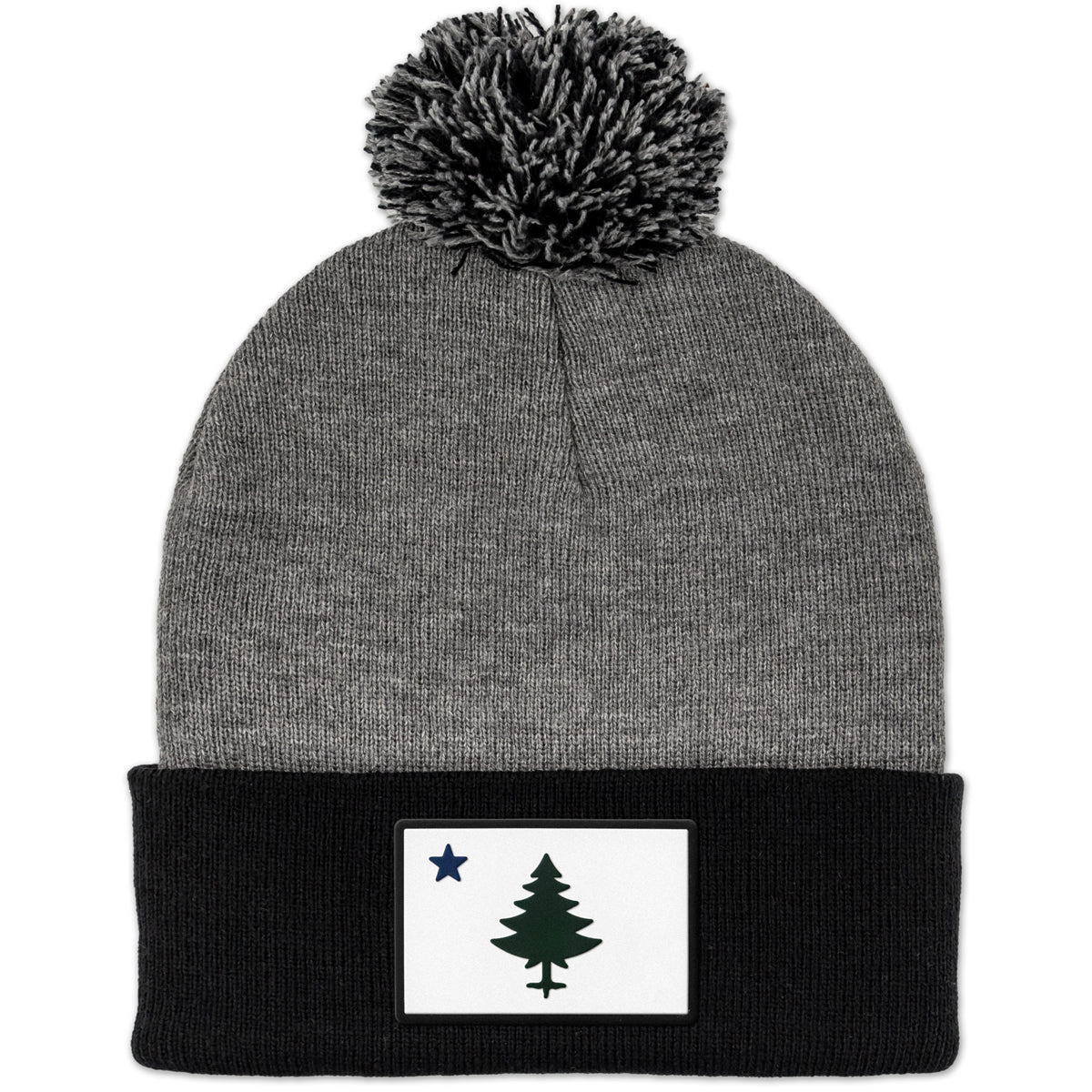 Retro Maine Flag PVC Two Tone Knit - Chowdaheadz
