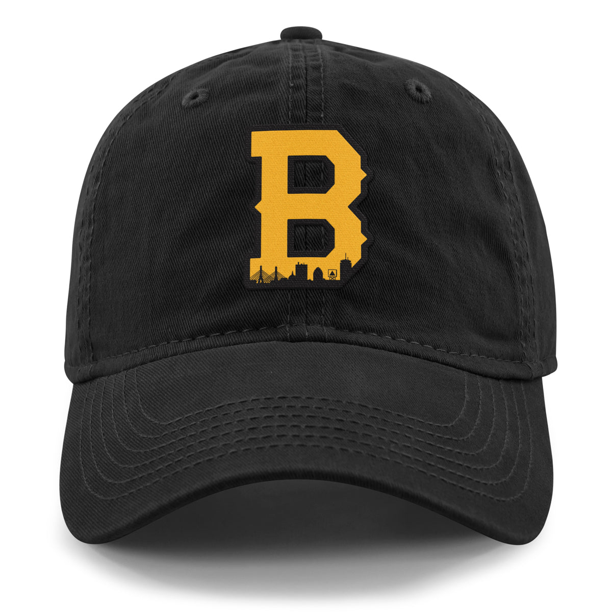 Boston B Skyline Black & Gold Dad Hat - Chowdaheadz