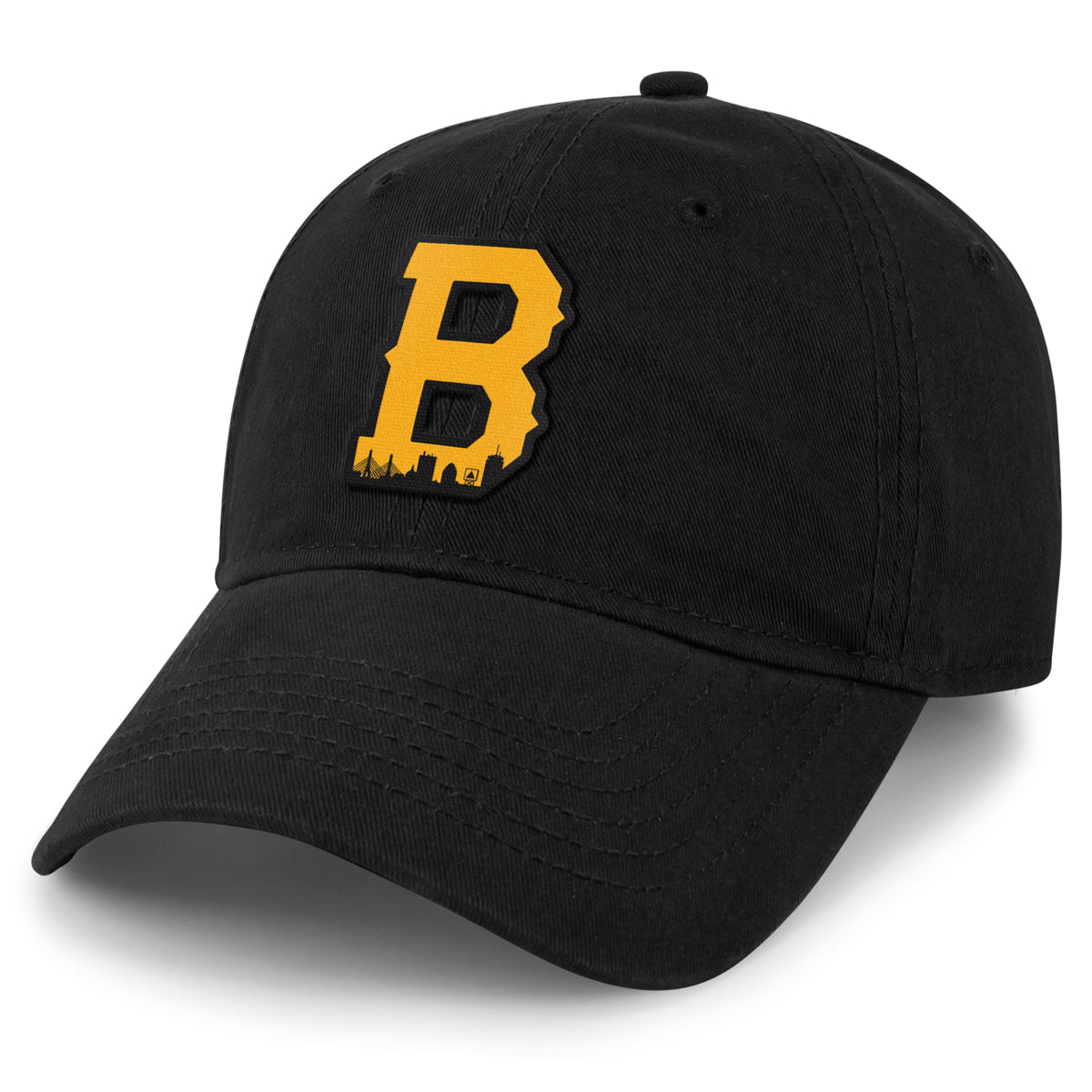Boston B Skyline Black & Gold Dad Hat - Chowdaheadz