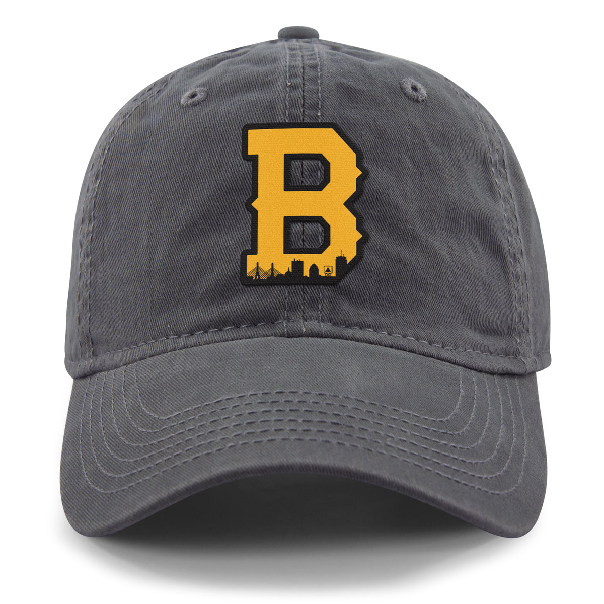 Boston B Skyline Black & Gold Dad Hat - Chowdaheadz