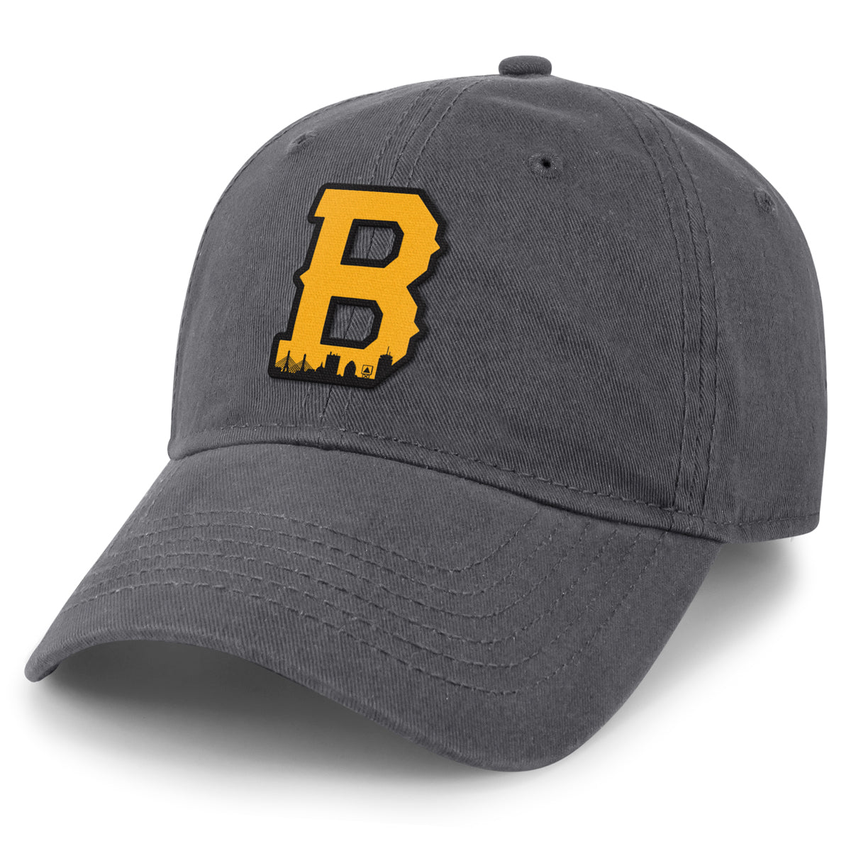 Boston B Skyline Black & Gold Dad Hat - Chowdaheadz