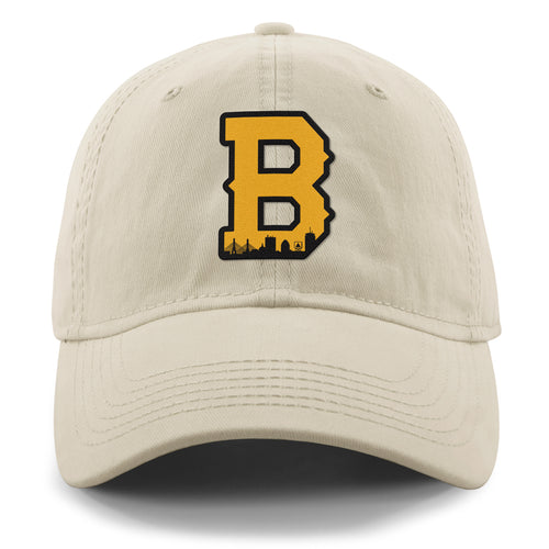 Boston B Skyline Black & Gold Dad Hat - Chowdaheadz