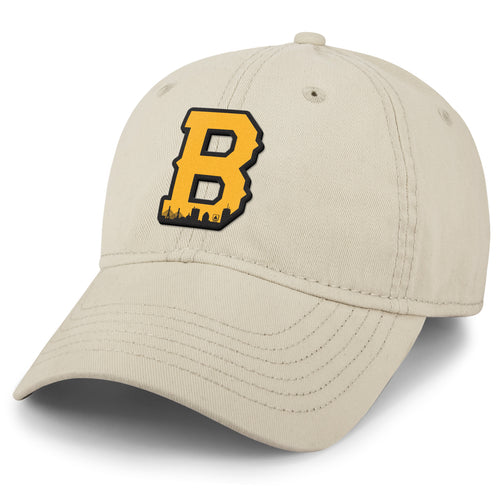 Boston B Skyline Black & Gold Dad Hat - Chowdaheadz
