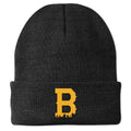 Boston B Skyline Black & Gold Cuff Knit - Chowdaheadz