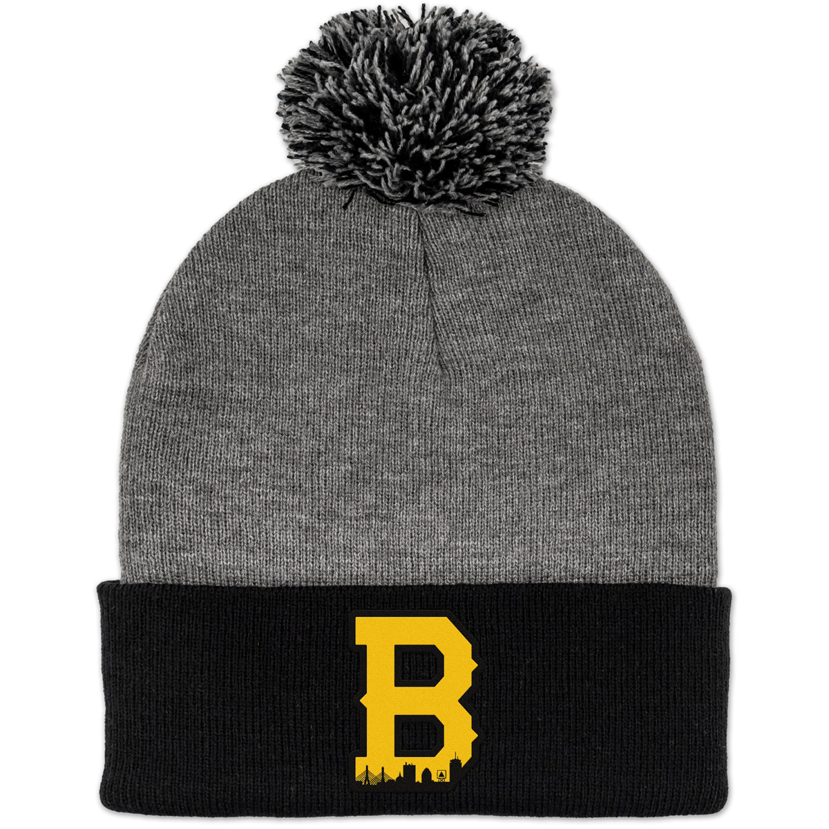 Boston B Skyline Black & Gold Two Tone Knit