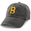 Boston B Skyline Black & Gold Washed Dad Hat - Chowdaheadz
