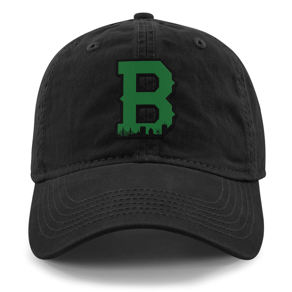 Boston B Green Skyline Dad Hat - Chowdaheadz