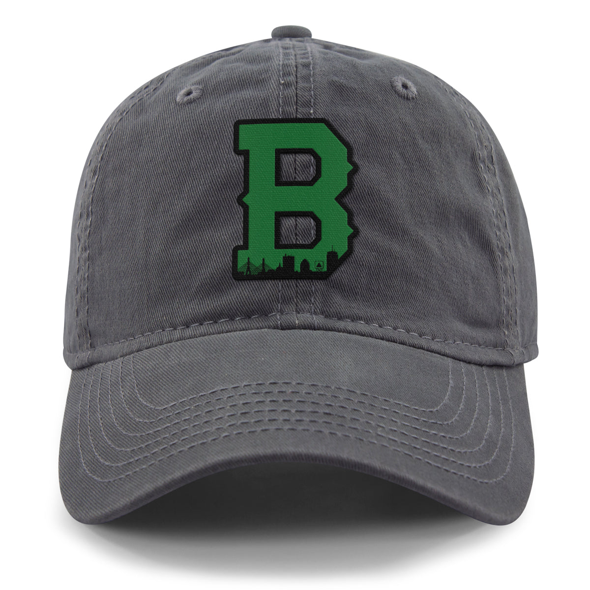 Boston B Green Skyline Dad Hat - Chowdaheadz