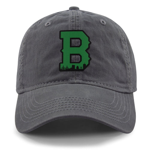 Boston B Green Skyline Dad Hat - Chowdaheadz