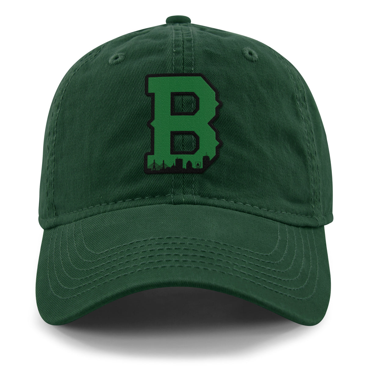 Boston B Green Skyline Dad Hat - Chowdaheadz