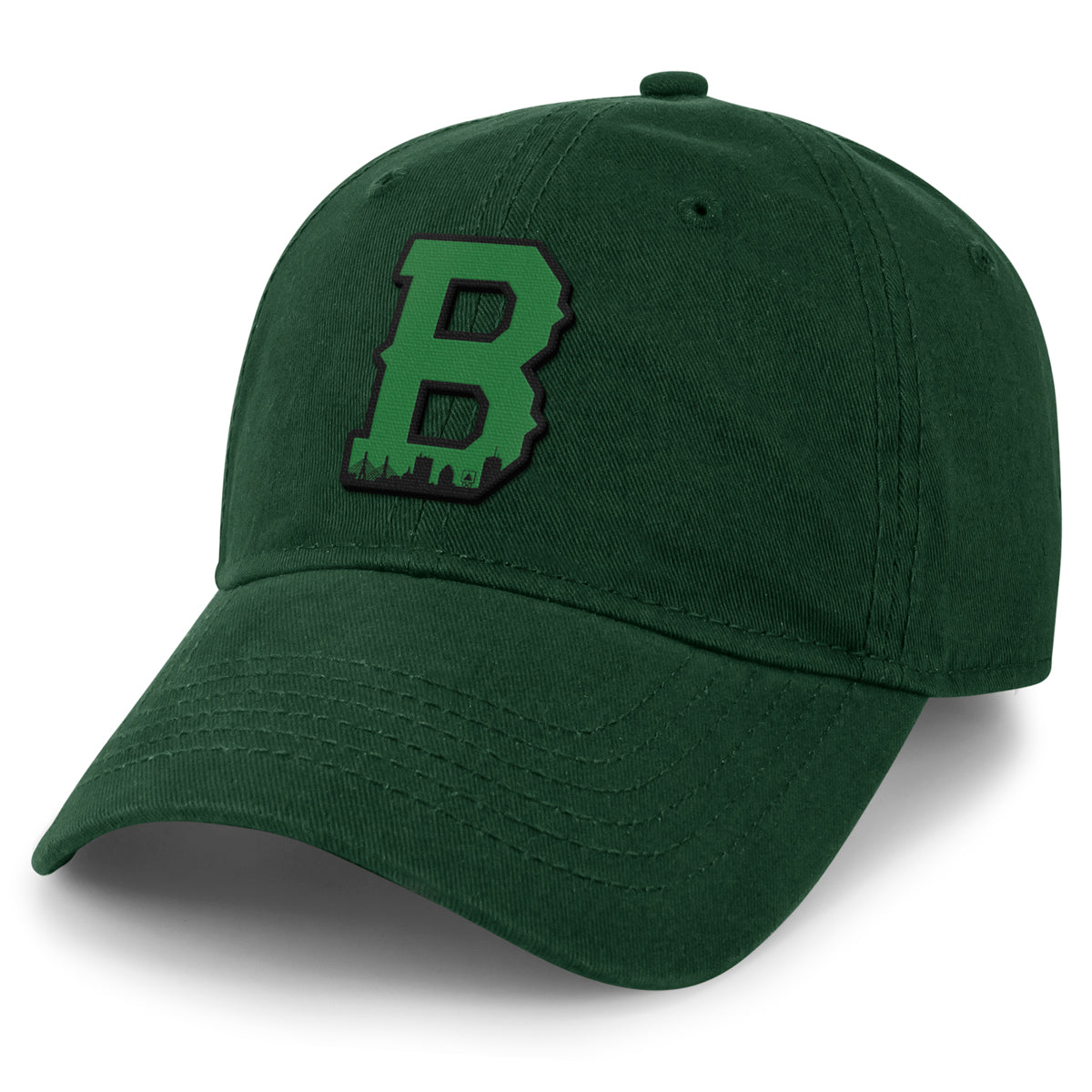 Boston B Green Skyline Dad Hat - Chowdaheadz