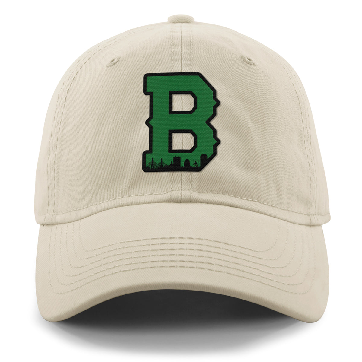 Boston B Green Skyline Dad Hat - Chowdaheadz