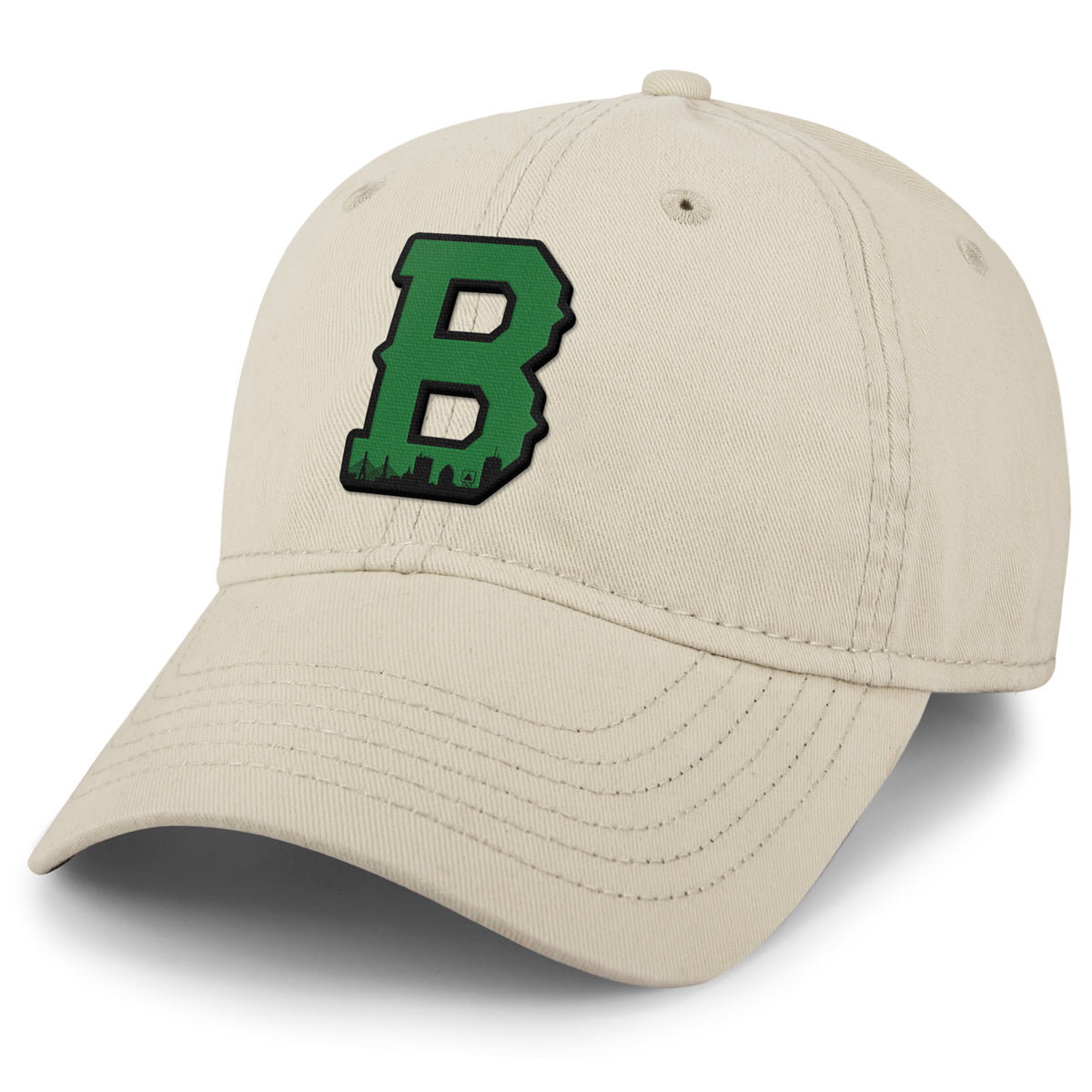 Boston B Green Skyline Dad Hat - Chowdaheadz