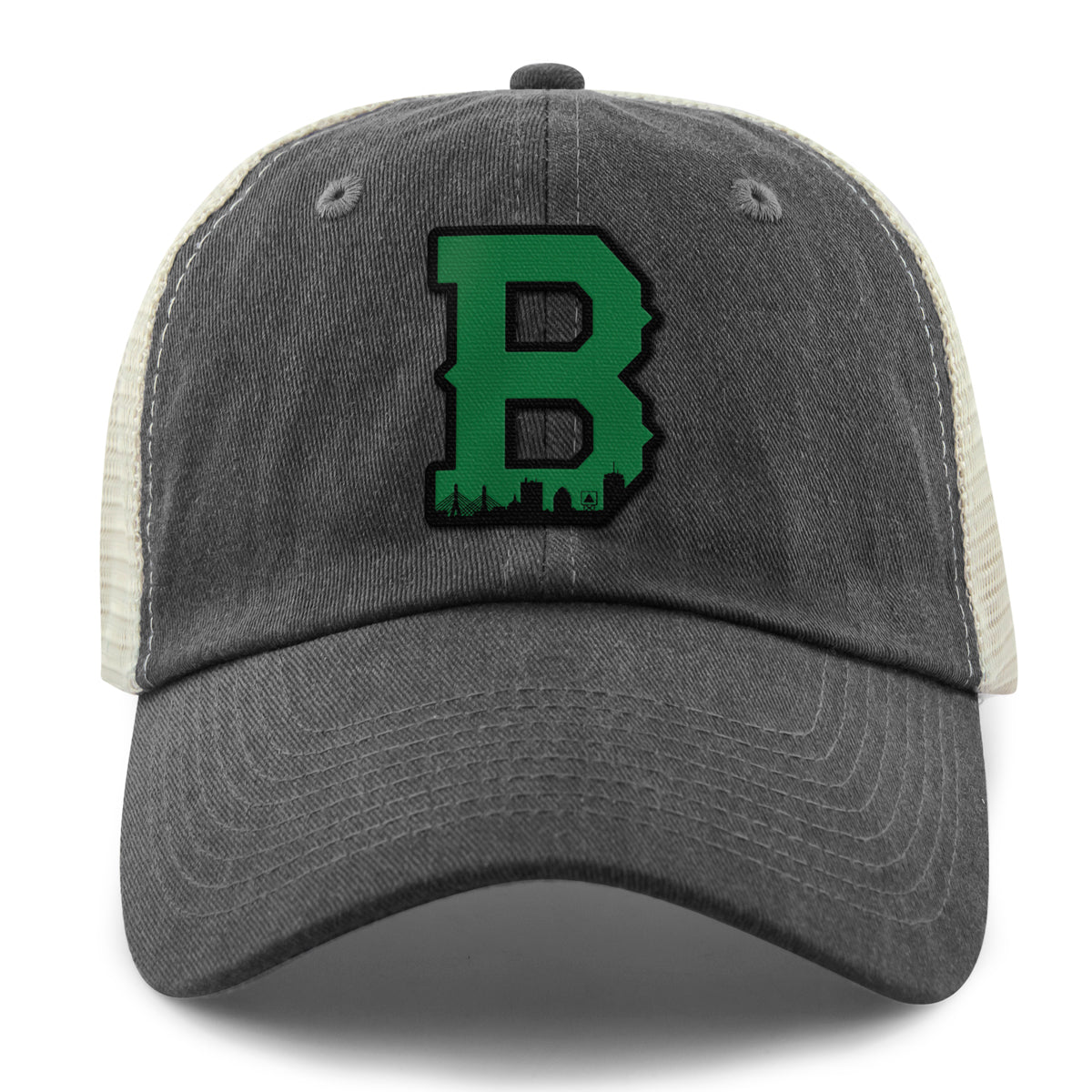 Boston B Green Skyline Relaxed Trucker Hat - Chowdaheadz