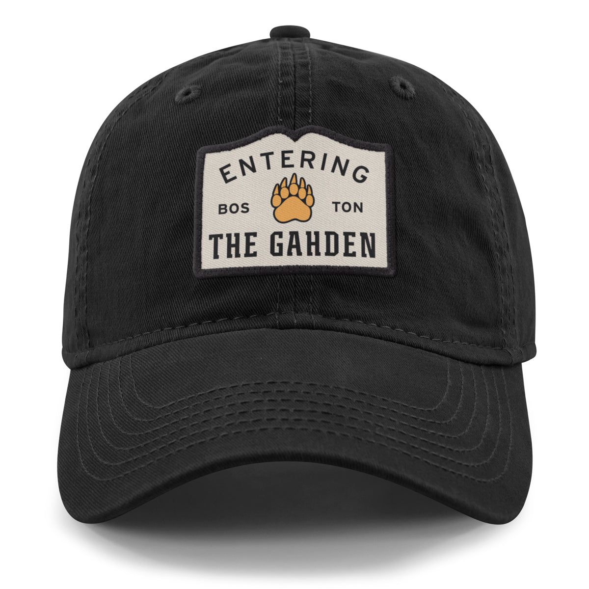 Entering The Gahden Bear Paw Patch Dad Hat