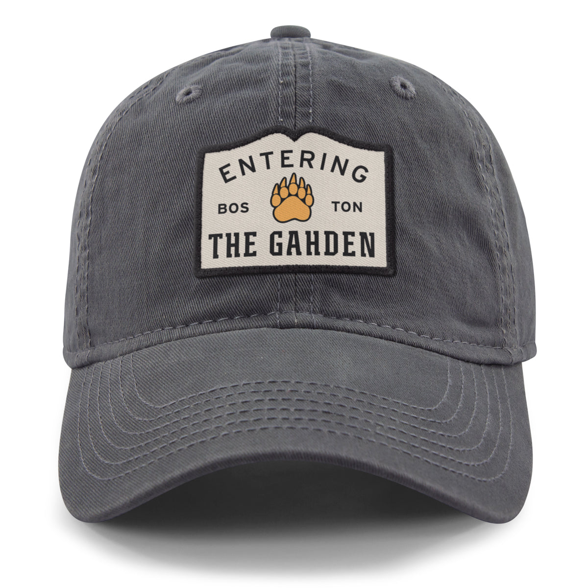 Entering The Gahden Bear Paw Patch Dad Hat