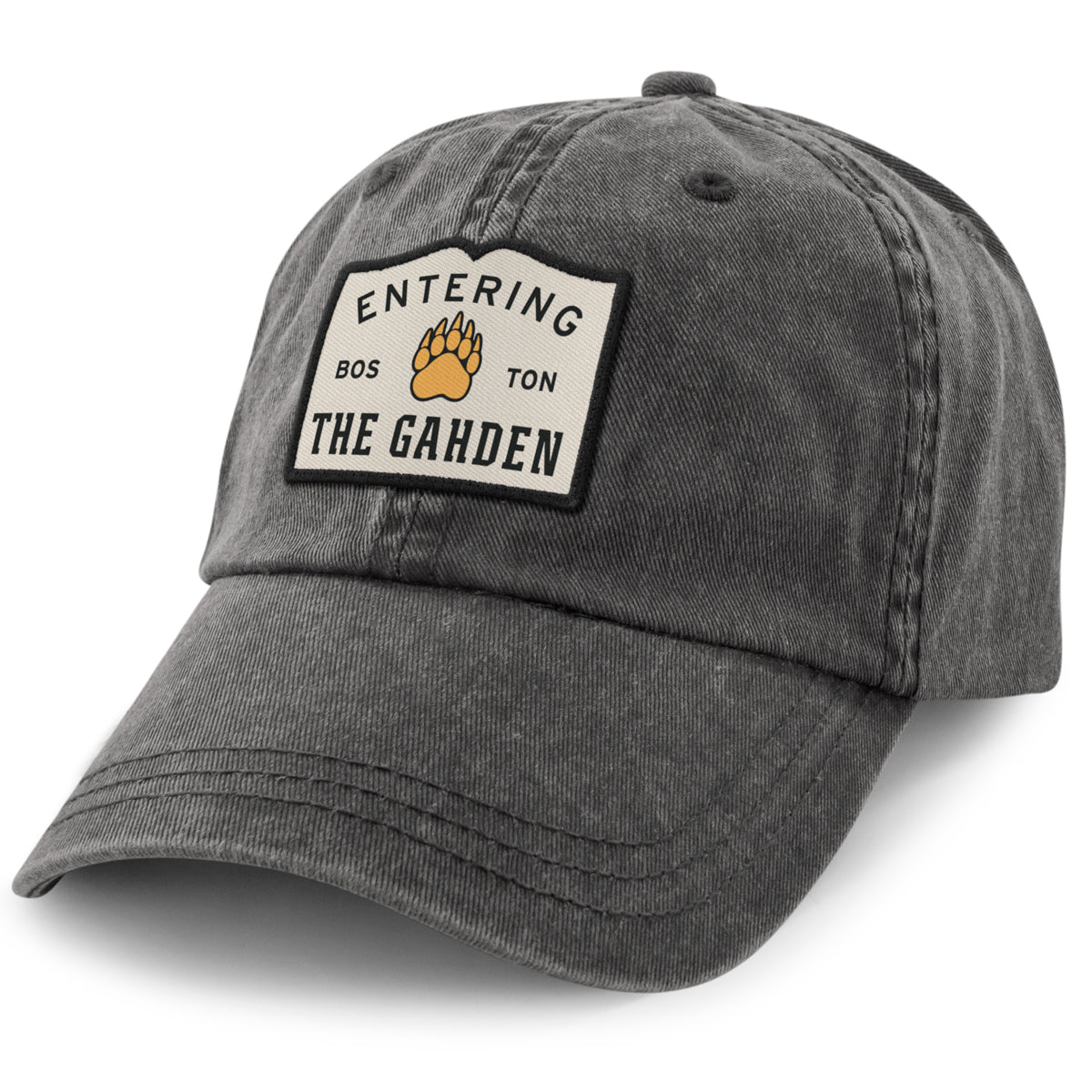 Entering The Gahden Bear Paw Patch Washed Dad Hat