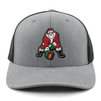 Three Point Stance Santa Classic Snapback Trucker Hat