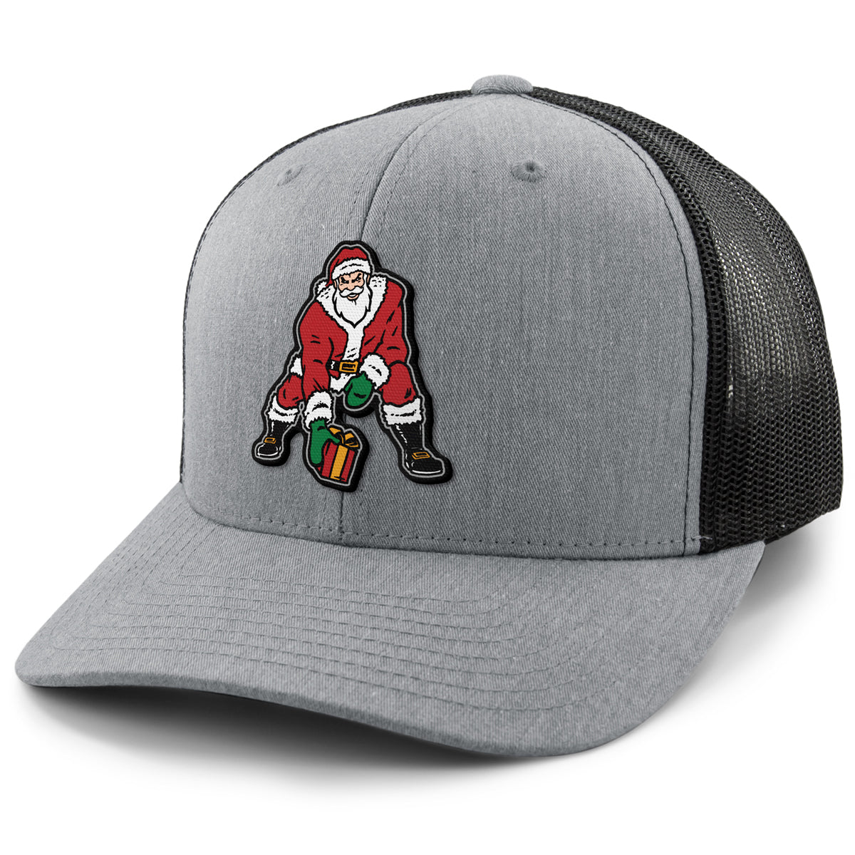 Three Point Stance Santa Classic Snapback Trucker Hat