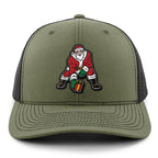 Three Point Stance Santa Classic Snapback Trucker Hat