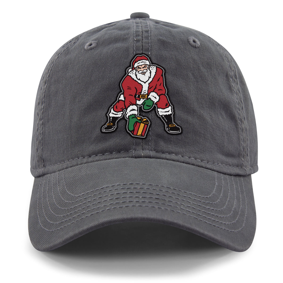 Three Point Stance Santa Dad Hat - Chowdaheadz
